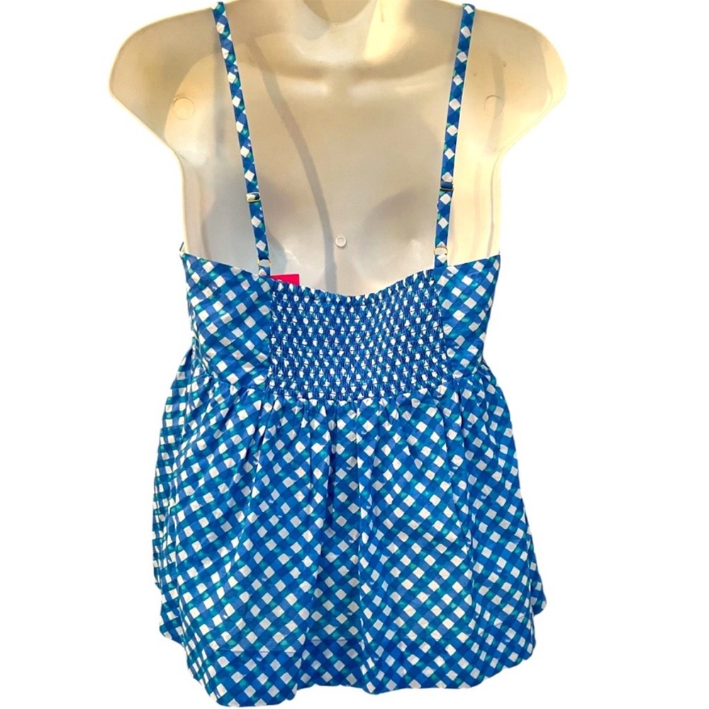End of Summer Sale Lilly Pulitzer Cami Boca Blue Double Checking 4 NWT - Picture 5 of 9